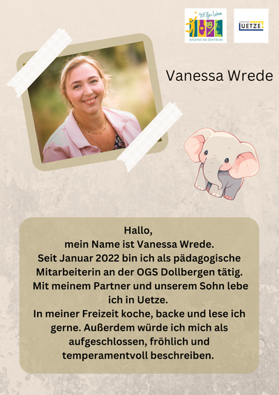 Vanessa Wrede aus unserem Team der OGS Dollbergen